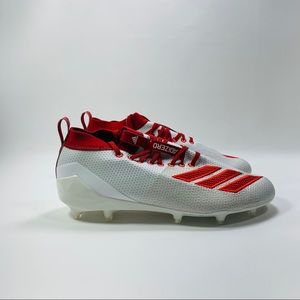 Adidas Adizero 8.0 Football Cleats White Red